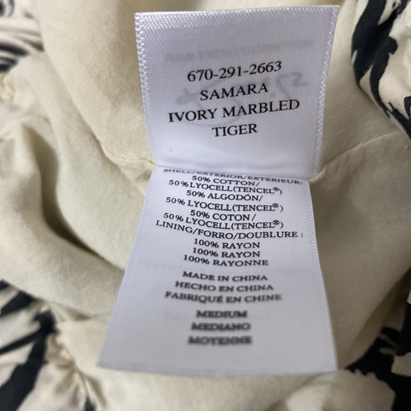 RAILS Samara Ivory Marbled Tiger Short - Picture 7 of 8